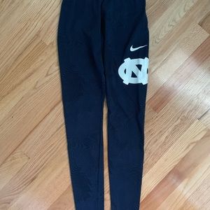 Nike baby blue UNC leggings